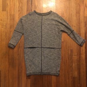 Billy Reid gray sweater dress
